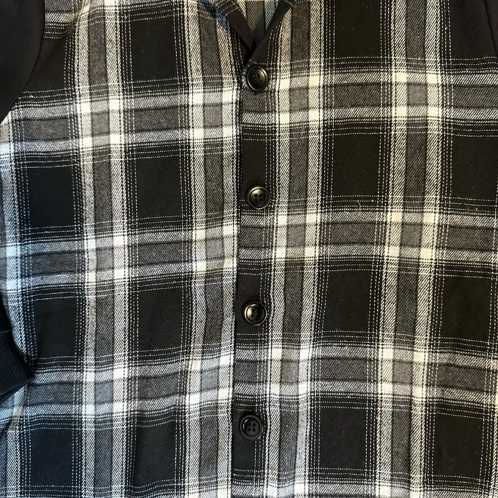Boy’s Plaid Button Up Jacket